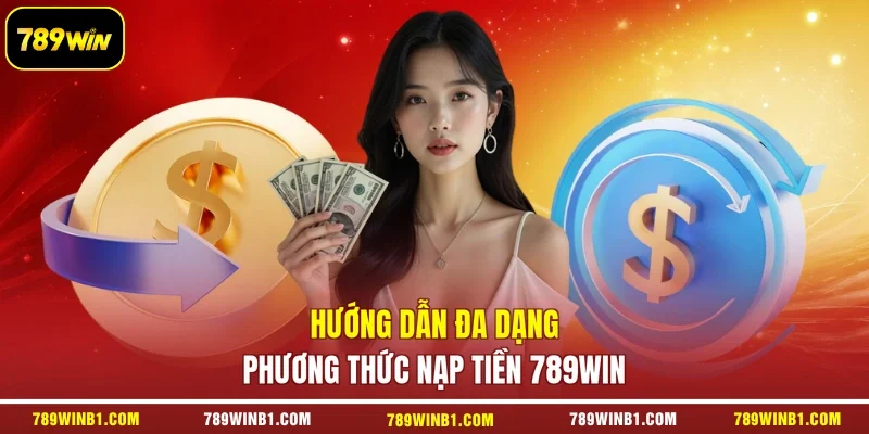Hướng dẫn đa dạng phương thức nạp tiền 789win